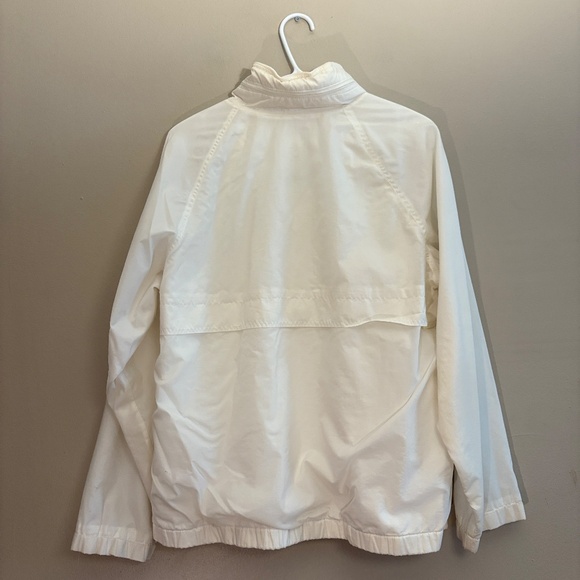 Vintage Coral Bay Ivory Wind Break Jacket w Hidden Hood - Picture 11 of 14